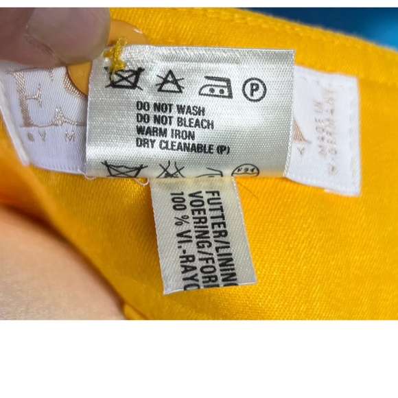 ESCADA By Margaretha Ley Womens Linen/Wool Blend Skirt Lined Rear Zip Sz 38 NWOT - Picture 7 of 10